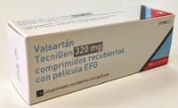 VALSARTAN TECNIGEN 320 mg COMPRIMIDOS RECUBIERTOS CON PELICULA EFG