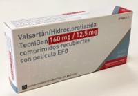 VALSARTAN/HIDROCLOROTIAZIDA TECNIGEN 160 mg/12,5 mg COMPRIMIDOS RECUBIERTOS CON PELICULA EFG
