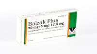 BALZAK PLUS 20 mg/5 mg/12,5 mg COMPRIMIDOS RECUBIERTOS CON PELICULA