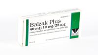 BALZAK PLUS 40 mg/10 mg/25 mg COMPRIMIDOS RECUBIERTOS CON PELICULA