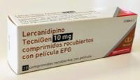 LERCANIDIPINO TECNIGEN 10 mg COMPRIMIDOS RECUBIERTOS CON PELICULA EFG