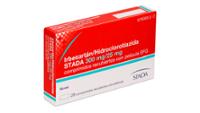 IRBESARTAN/HIDROCLOROTIAZIDA STADA 300 mg/25 mg COMPRIMIDOS RECUBIERTOS CON PELICULA EFG