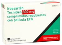 IRBESARTAN TECNIGEN 300 mg COMPRIMIDOS RECUBIERTOS CON PELICULA EFG