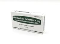 MONTELUKAST NORMON 4 mg COMPRIMIDOS MASTICABLES EFG