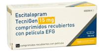ESCITALOPRAM TECNIGEN 15 mg COMPRIMIDOS RECUBIERTOS CON PELICULA EFG