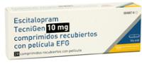 ESCITALOPRAM TECNIGEN 10 mg COMPRIMIDOS RECUBIERTOS CON PELICULA EFG