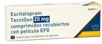 ESCITALOPRAM TECNIGEN 20 mg COMPRIMIDOS RECUBIERTOS CON PELICULA EFG