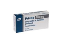 PRISTIQ 100 mg COMPRIMIDOS DE LIBERACION PROLONGADA