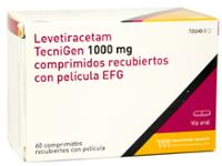 LEVETIRACETAM TECNIGEN 1000 mg COMPRIMIDOS RECUBIERTOS CON PELICULA EFG