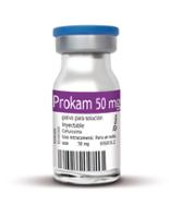 PROKAM 50 MG POLVO PARA SOLUCION INYECTABLE