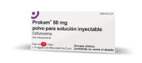 PROKAM 50 MG POLVO PARA SOLUCION INYECTABLE