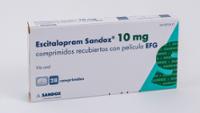 ESCITALOPRAM SANDOZ 10 MG COMPRIMIDOS RECUBIERTOS CON PELICULA EFG