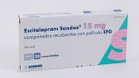 ESCITALOPRAM SANDOZ 15 MG COMPRIMIDOS RECUBIERTOS CON PELICULA EFG