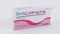 DRELLE 0,02 MG/3 MG COMPRIMIDOS RECUBIERTOS CON PELICULA EFG