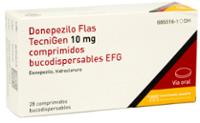 DONEPEZILO FLAS TECNIGEN 10 MG COMPRIMIDOS BUCODISPERSBLES EFG