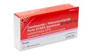 CANDESARTAN/HIDROCLOROTIAZIDA FORTE STADA GENERICOS 32 mg/25 mg COMPRIMIDOS EFG