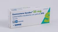 EXEMESTANO SANDOZ 25 MG COMPRIMIDOS RECUBIERTOS CON PELICULA EFG