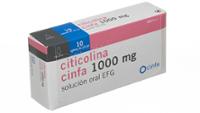CITICOLINA CINFA 1000 MG SOLUCION ORAL EFG