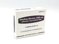 CITICOLINA NORMON 1000 MG SOLUCION INYECTABLE EFG
