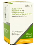 METILFENIDATO TECNIGEN 36 MG COMPRIMIDOS DE LIBERACION PROLONGADA EFG