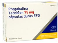 PREGABALINA TECNIGEN 75 MG CAPSULAS DURAS EFG