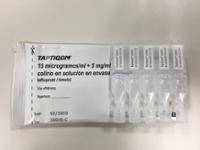 TAPTIQOM 15 MICROGRAMOS/ML+ 5 MG/ML COLIRIO EN SOLUCION EN ENVASE UNIDOSIS