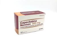 CAPECITABINA NORMON 500 MG COMPRIMIDOS RECUBIERTOS CON PELICULA EFG