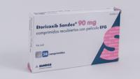 ETORICOXIB SANDOZ 90 MG COMPRIMIDOS RECUBIERTOS CON PELICULA EFG