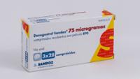 DESOGESTREL SANDOZ 75 MICROGRAMOS COMPRIMIDOS RECUBIERTOS CON PELICULA EFG