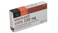 ETORICOXIB CINFA 120 MG COMPRIMIDOS RECUBIERTOS CON PELICULA EFG