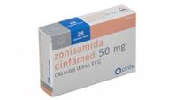 ZONISAMIDA CINFAMED 50 MG CAPSULAS DURAS EFG