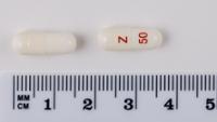 ZONISAMIDA SANDOZ 50 MG CAPSULAS DURAS EFG