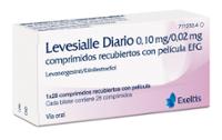 LEVESIALLE DIARIO 0,10 MG/0,02 MG COMPRIMIDOS RECUBIERTOS CON PELICULA EFG