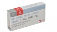 AMLODIPINO/VALSARTAN CINFA 5 MG/160 MG COMPRIMIDOS RECUBIERTOS CON PELICULA EFG