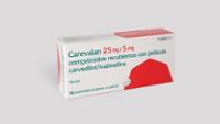 CAREVALAN 25 MG/5 MG COMPRIMIDOS RECUBIERTOS CON PELICULA