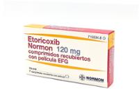 ETORICOXIB NORMON 120 MG COMPRIMIDOS RECUBIERTOS CON PELICULA EFG