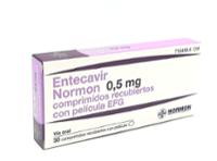 ENTECAVIR NORMON 0.5 MG COMPRIMIDOS RECUBIERTOS CON PELICULA EFG
