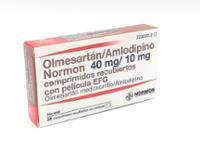OLMESARTAN/AMLODIPINO NORMON 40 MG/10 MG COMPRIMIDOS RECUBIERTOS CON PELICULA EFG