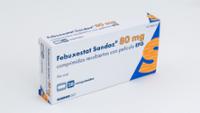 FEBUXOSTAT SANDOZ 80 MG COMPRIMIDOS RECUBIERTOS CON PELICULA EFG