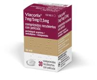 VIACORLIX 7 MG/5 MG/2,5 MG COMPRIMIDOS RECUBIERTOS CON PELICULA