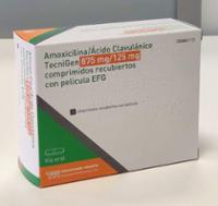 AMOXICILINA/ACIDO CLAVULANICO TECNIGEN 875 MG/125 MG COMPRIMIDOS RECUBIERTOS CON PELICULA EFG