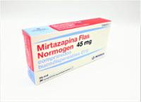 MIRTAZAPINA FLAS NORMOGEN 45 MG COMPRIMIDOS BUCODISPERSABLES EFG