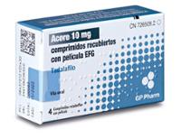 ACORE 10 MG COMPRIMIDOS RECUBIERTOS CON PELICULA EFG